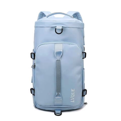Large Capacity Travel Bag Waterproof Oxford Gym Backpack With Independent Shoe Compartment Dry Wet Separation For Women Men