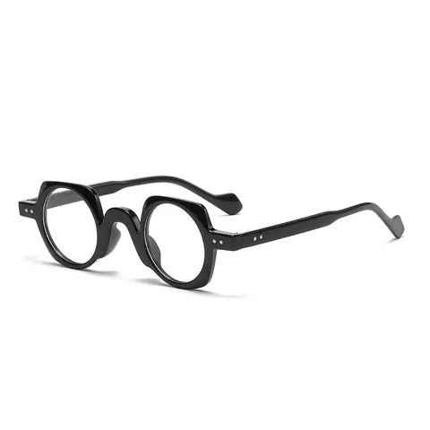 Anti-Blaulicht-Brille Rund Quadratisch Vollrahmen PC Material Retro Leicht Computer Brille Damen Herren