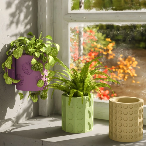 DIY Silikonform Für Wandmontierte Blumentöpfe Pflanzgefäße Vase Epoxidharz Gips Kerzenhalter Monstera Blatt Muster