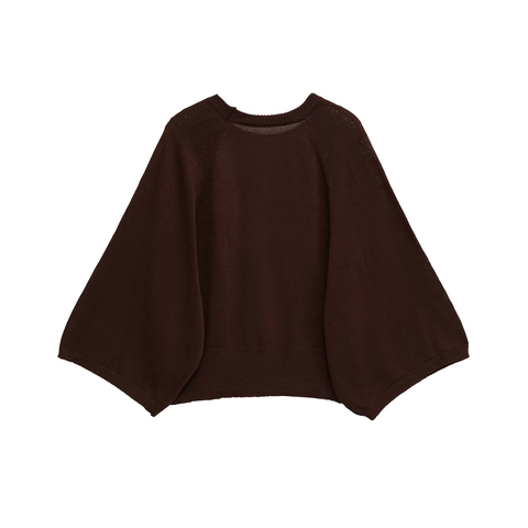 Suéter De Punto Para Mujer Jersey Manga Larga Cuello Redondo Hombro Caído Ajuste Holgado Manga Murciélago Informal Elegante Poliéster
