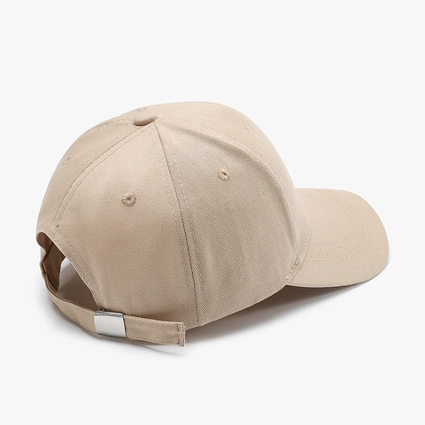 Unisex Cotton Baseball Cap With Side Cross Star Embroidery Adjustable Metal Buckle Sunshade Hat Casual Sports