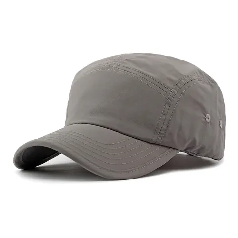 Quick Dry Camper Hat Breathable Sun Protection Adjustable Strap Outdoor Sporty Casual Baseball Cap Lightweight Unisex