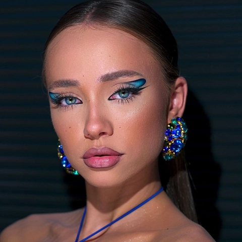 Western Legierung Strass Runde Clip-On Ohrringe Für Damen Ohne Ohrlöcher Geometrische Mehrfarbige Strass Ohrschmuck Geschenk