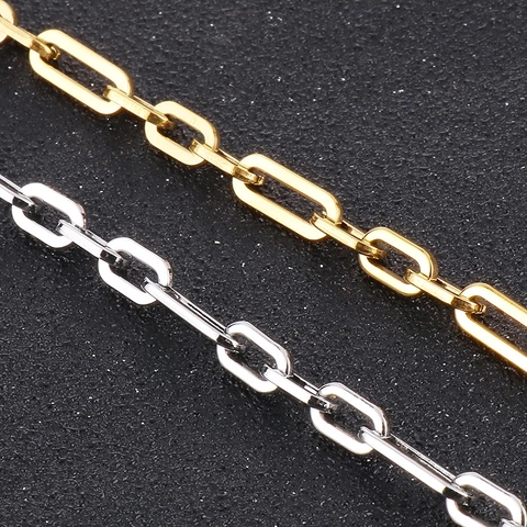 Pulsera De Cadena De Clip Acero Inoxidable Minimalista Hip Hop Joyería De Muñeca Para Hombres Y Mujeres
