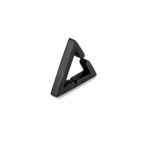 Orecchini A Cerchio Triangolari Geometrici In Acciaio Inossidabile Clip Per Orecchie Punk Per Uomini Donne