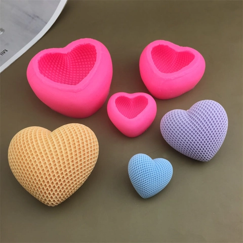 Woven Hart Siliconen Vorm Voor DIY Bakken Taart Chocolade Fondant Decoratie Flexibel Hittebestendig