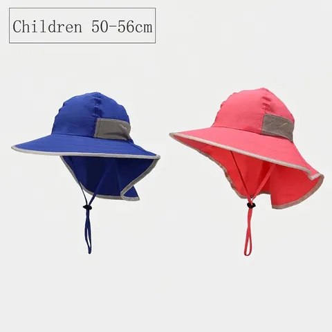 Cappello Da Sole Per Bambini Con Protezione Per Il Collo Asciugatura Rapida Traspirante Cappello Da Pescatore Esterno Regolabile