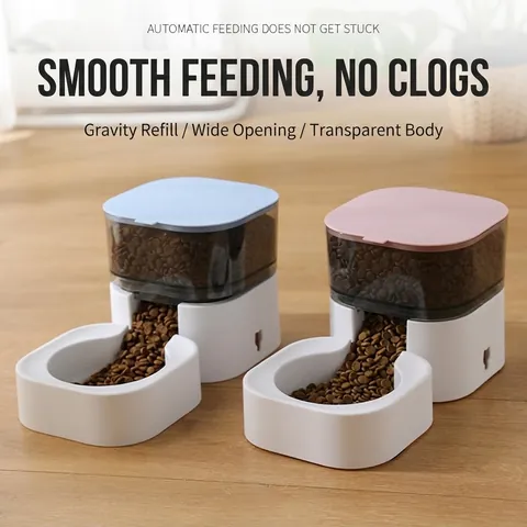 Distributore Automatico Di Cibo E Acqua Plastica PP Grande Capacità Rimovibile Lavabile Ciotola Per Gatti E Cani