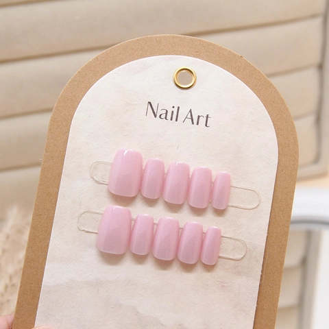 Purple Cat Eye Press On Nails ABS Plastic Shimmer Detachable Squoval Shape Elegant False Nails For Women
