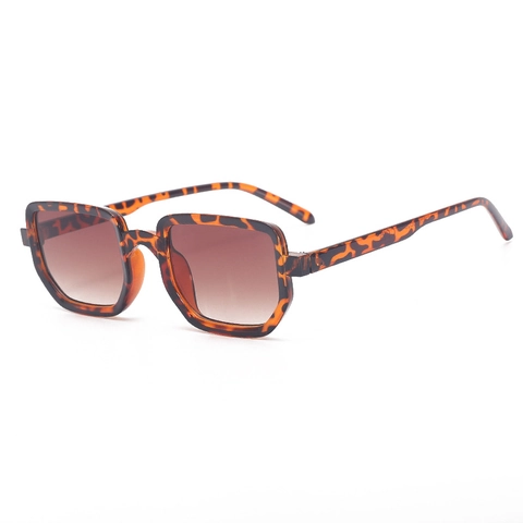 Gafas De Sol Cuadradas Retro Para Hombres Mujeres Protección UV400 Montura PC Lentes AC Degradados Moda Exterior