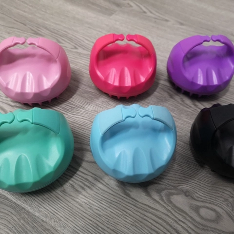 Spazzola Per Massaggio Del Cuoio Capelluto In Silicone Setole Morbide Spazzola Per Shampoo Lavaggio Capelli