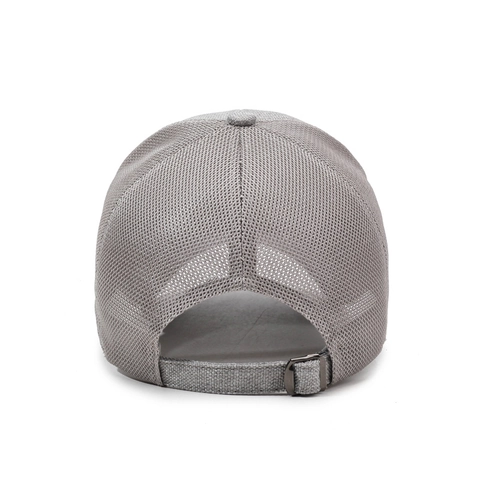Mesh Baseballkappe Atmungsaktiver Sonnenhut Lange Krempe Outdoor Sport Angeln Verstellbare Lässige Trucker Mütze
