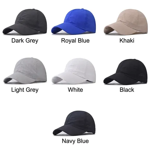 Baseball Kappe Atmungsaktiv Laser Perforiert Schnelltrocknend Sonnenschutz Leicht Outdoor Sport Hut Unisex Verstellbar