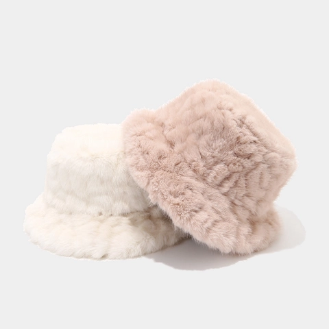 Cappello Da Pescatore In Finta Pelliccia Di Visone Inverno Caldo Spesso Antivento Moda Outdoor Peluche Per Donna