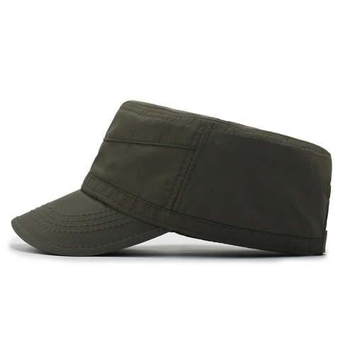 Cappello Cadet Da Uomo Asciugatura Rapida Traspirante Berretto Militare Esterno Protezione Solare Regolabile