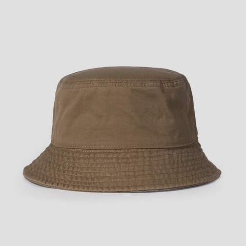 Minimalist Cotton Canvas Bucket Hat Foldable Breathable Sun Protection Solid Color Casual Summer Outdoor For Men Women