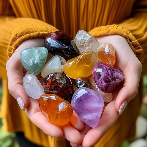 Natural Tumbled Stones Polished Crystal Gemstone Irregular Smooth For DIY Jewelry Making Home Decor Aromatherapy Healing
