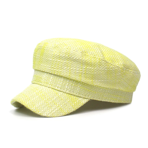 Women Mixed Color Cotton Polyester Sailor Hat Vintage Flat Top Military Cap Outdoor Casual Newsboy Beret Peak Hat Accessories