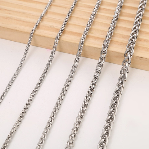 Stainless Steel Chain Necklace Round Box Link Dragon Bone Minimalist Punk Style Fashion Jewelry For Men Women Unisex
