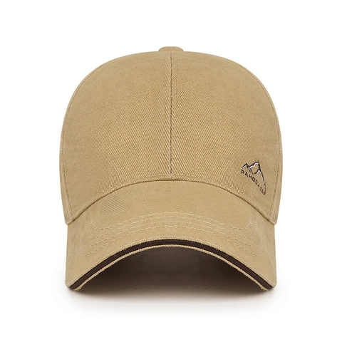 Cappello Da Baseball In Puro Cotone Ricamo Montagna Regolabile Sport Tempo Libero All Aperto Protezione Solare Per Uomo