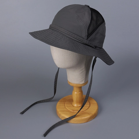 Cappello Alla Pescatora Traspirante In Rete Per Esterno Cotone Nylon Protezione Solare Escursionismo Campeggio Con Cinturino Regolabile