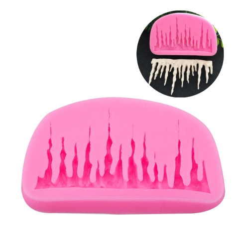Eiszapfen Tropfen Silikon Fondant Form Für Tortenrand Dekoration DIY Schokolade Gelee Pudding Eis Kegel Backwerkzeug