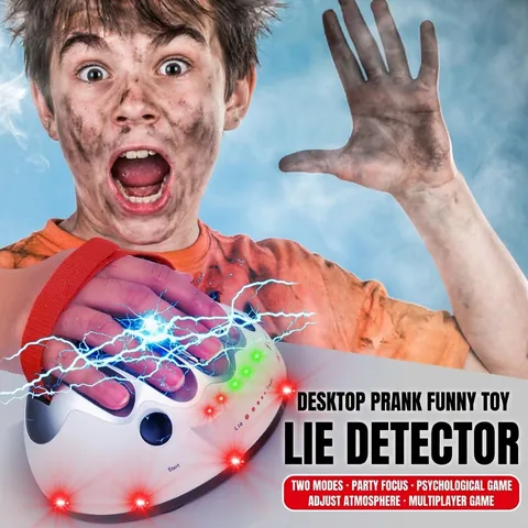 Elektrische Schok Leugendetector Reactietester Speelgoed Plastic Voor Party Bar Games Desktop Vinger Multi Modus Nieuwigheid