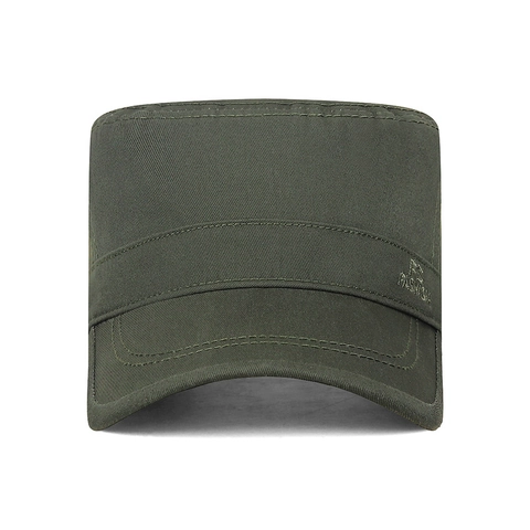 Herren Baumwolle Kadettenmütze Verstellbar Bestickt Militär Flachdeckel Hut Camouflage Outdoor Sonnenschutz Lässig Taktisch