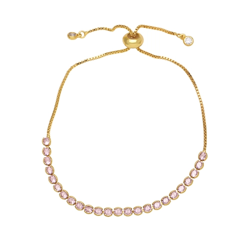 Adjustable Bracelet Copper Gold Plated Cubic Zirconia Micro Pave Retro Fashion Jewelry For Women Niche Design