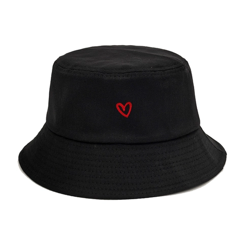 Vissershoed Katoen Hart Geborduurd Zonbescherming Buiten Casual Retro Stijl Vrouwen