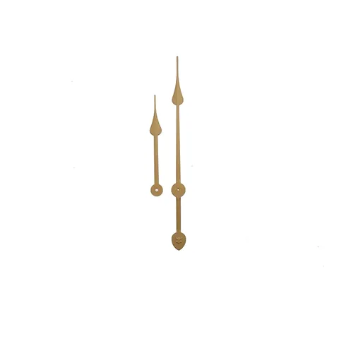 Lancette Orologio In Metallo Quarzo DIY Ricambio Orologio Da Parete Alluminio Ore Minuti Parti Oro