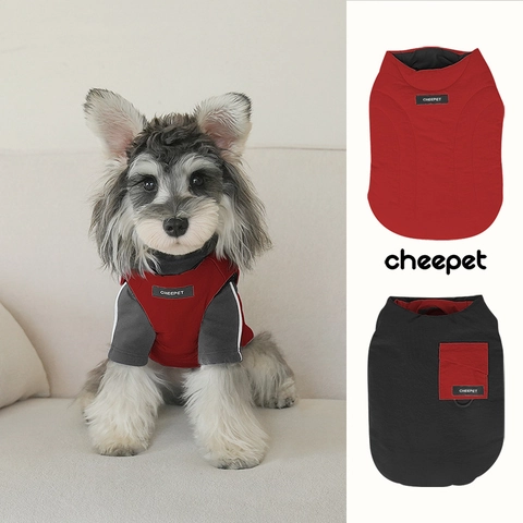 Gilet Invernale Per Cani Cappotto Trapuntato Imbottito Caldo Antivento Color Block Abbigliamento Per Cani Piccoli Medi
