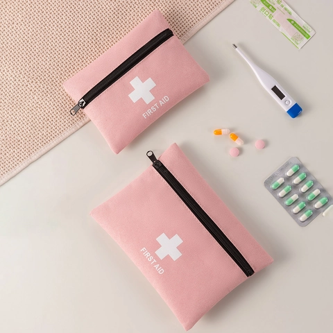 Draagbare EHBO Tas Oxford Doek Opbergtas Voor Medische Noodkit Voor Reizen Thuis Buiten Multifunctionele Rits Organizer