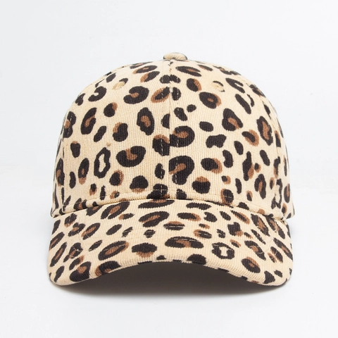 Trendige Schirmmütze Mit Leopardenmuster Aus Cord Verstellbar Warme Modische Kappe Für Damen Und Herren Vintage Stil