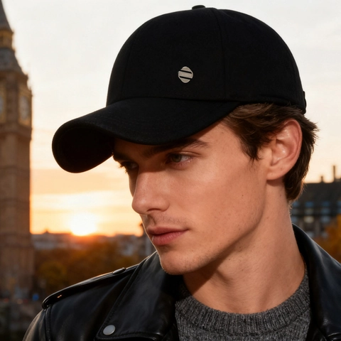 Herren Winter Baseballkappe Mit Ohrenklappen Wollen Warm Dick Winddicht Verstellbare Metallschnalle Outdoor Hut