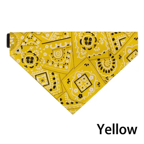 Bandana Regolabile Per Animali Domestici Motivo Paisley Sciarpa In Cotone Per Cani E Gatti Con Fibbia In Plastica Bavaglio Classico