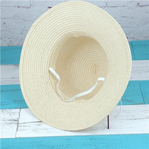 Women Straw Bucket Hat Woven Sun Protection Foldable Beach Cap With Artificial Pearl Bow Ribbon Elegant Summer Travel Outdoor