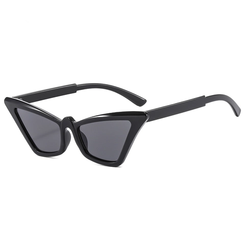Lunettes De Soleil Œil De Chat Rétro Petite Monture PC Lentille Résine Protection UV400 Couleur Bonbon Accessoires