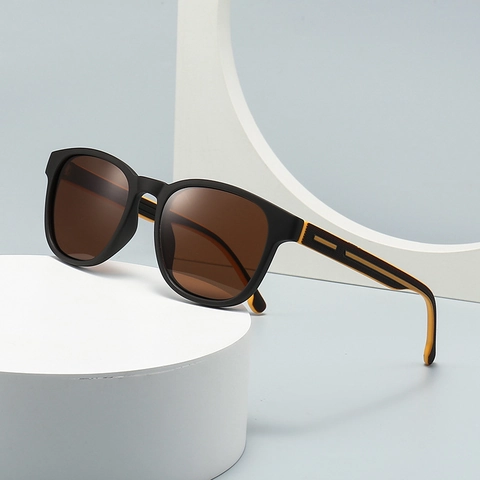 Sunglasses Polarized TR90 Frame PC Lens UV400 Protection Driving Outdoor Square Fashion Eyewear For Men Women