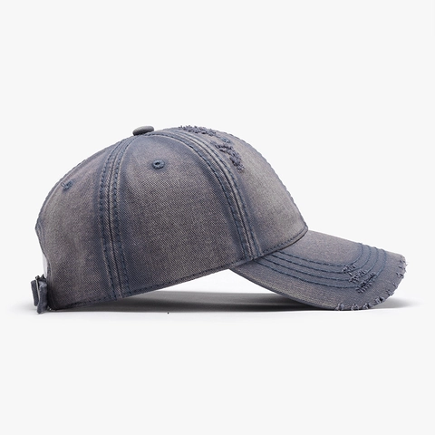 Cappello Da Baseball In Cotone Lavato Consumato Strappato Retro Dad Hat Regolabile Protezione Solare All'aperto Per Uomini Donne