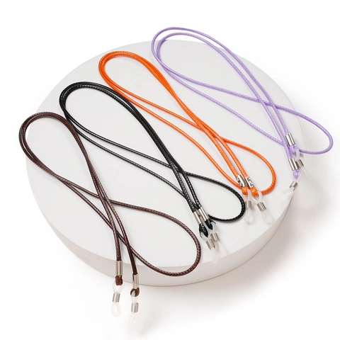 Adjustable Glasses Chain Waxed Cord Non-slip Eyewear Lanyard Sunglasses Strap For Women Men Kids Colorful Accessory