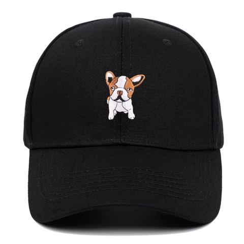 Berretto Da Baseball Cotone Traspirante Ricamo Cane Regolabile Allaperto Casual Sport Streetwear Hip Hop Cappello Uomo Donna