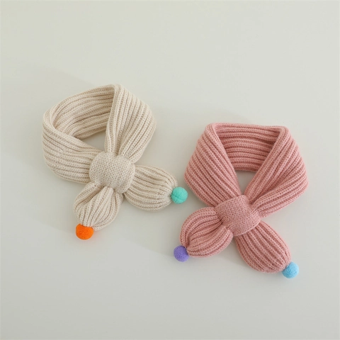 Strickschal Für Babys Warmer Acryl Winter Nackenwärmer Süßes Cartoon Tier Bär Hase Überkreuzung Kinder Kleinkind
