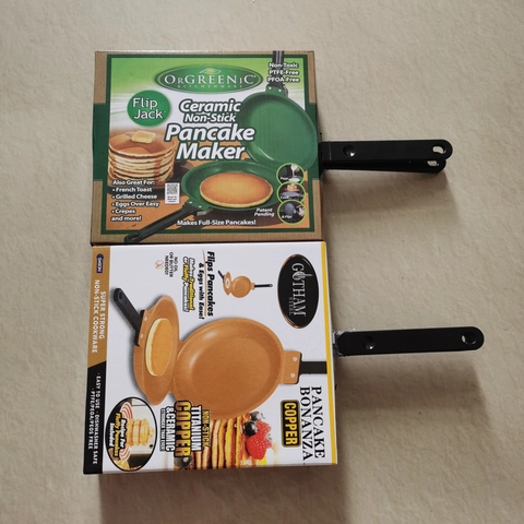 Pannenkoekenmaker Dubbelzijdige Vouwpan Titanium Koper Keramiek Antiaanbaklaag Ontbijtkookgerei Voor De Keuken