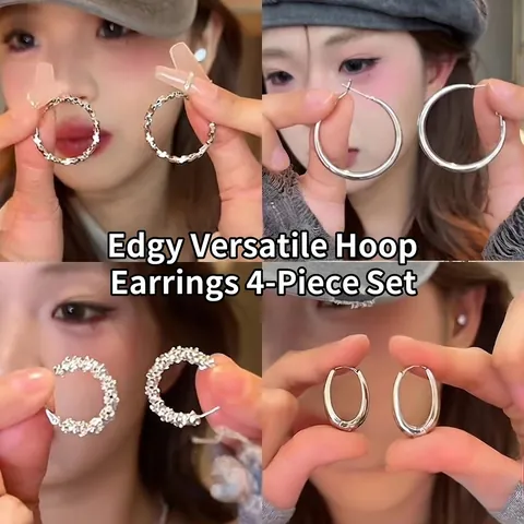 Minimalistische Gedrehte Flüssigmetall Creolen Mit 925 Silber Ohrstecker Kupfer Einzigartige Geometrische Schmuck Für Damen