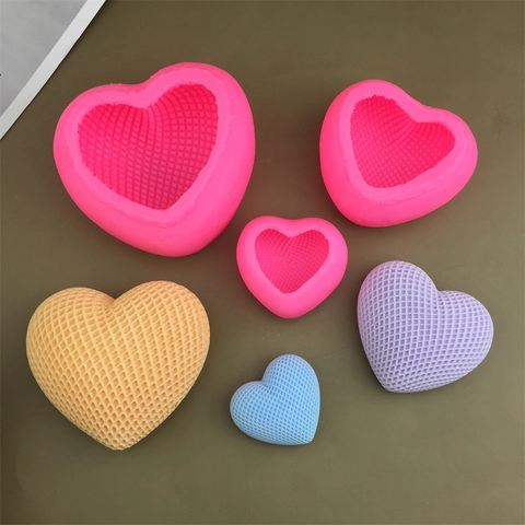 Woven Hart Siliconen Vorm Voor DIY Bakken Taart Chocolade Fondant Decoratie Flexibel Hittebestendig