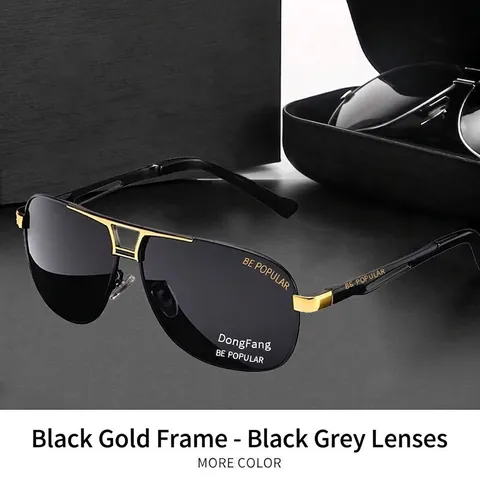Occhiali Da Sole Aviator Montatura Metallo Polarizzati Fotocromatici Visione Notturna Guida Pesca Lenti TAC Per Uomini