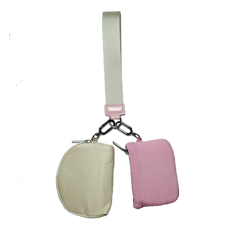 Modular Wristlet Bags Nylon Waterproof Lightweight Mini Pouches For Daily Travel Women Men