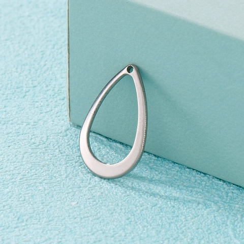 Colgantes Gota Acero Inoxidable Huecos Geométricos Para Joyas DIY Accesorios Pendientes Collar Minimalista