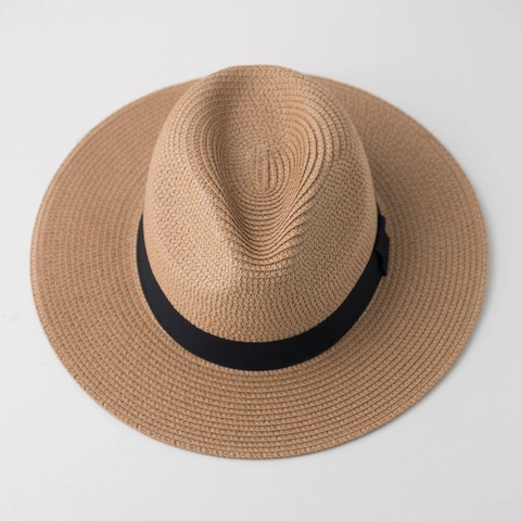 Cappello Da Sole In Paglia Panama Fedora Boater Stile Cowboy Traspirante Protezione UV Estate Spiaggia Vacanze Per Donna Uomo